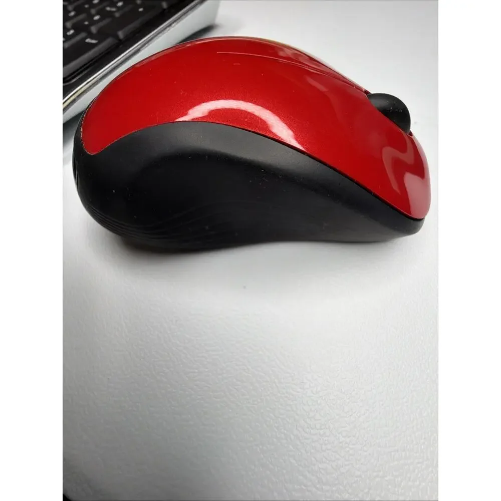 Logitech K520 Wireless Keyboard W/ USB Unifying Receiver & Mouse Red M310